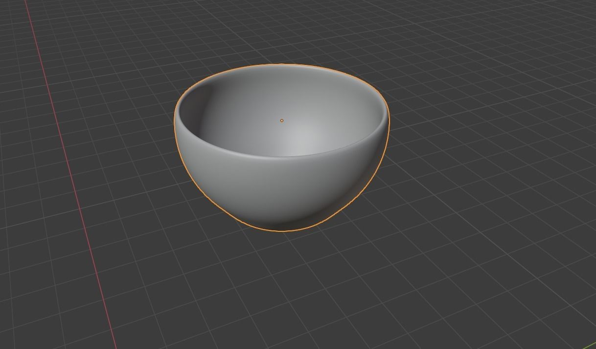 3D Vintage Single Hand Table Transparent Glass and Bowl Model 3D model_4