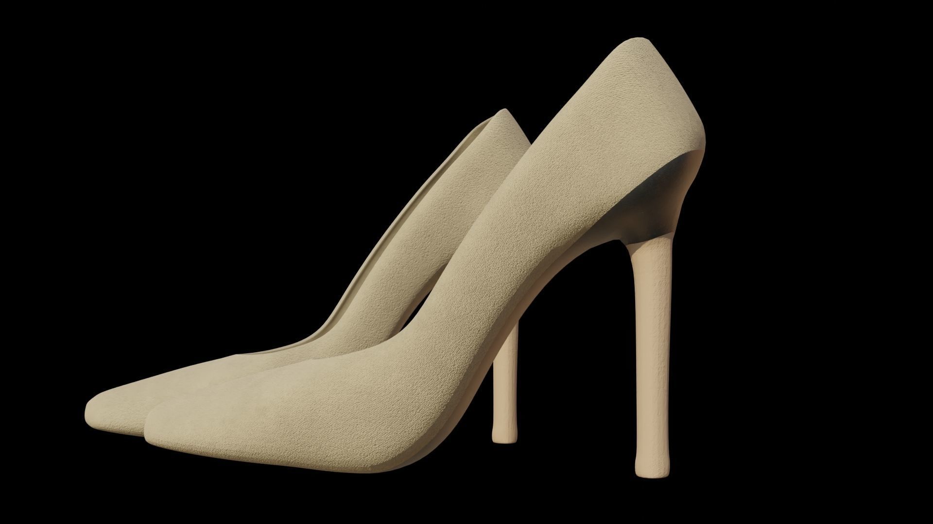Woman shoes 3D model 3D model_5