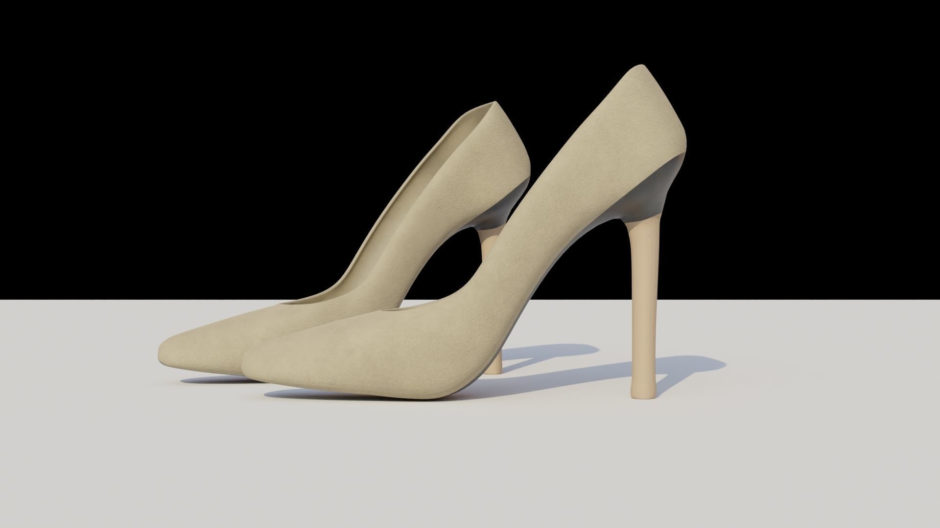 Woman shoes 3D model 3D model_8