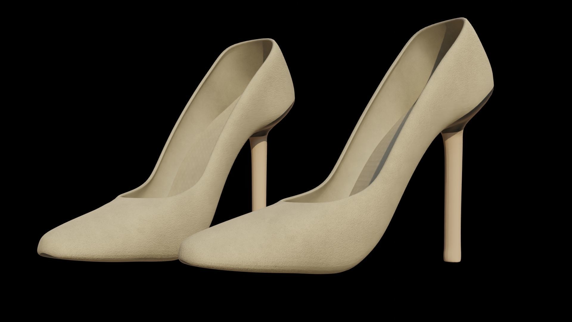 Woman shoes 3D model 3D model_1