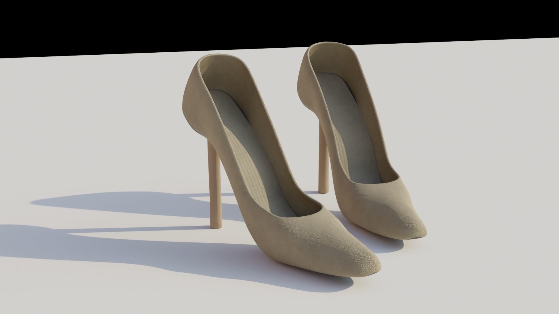 Woman shoes 3D model 3D model_7