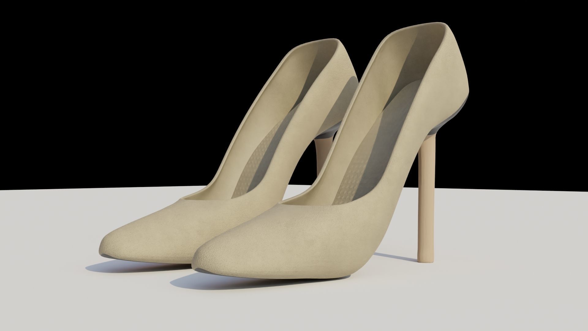 Woman shoes 3D model 3D model_2