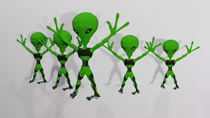Alien Lowploy Green UFO