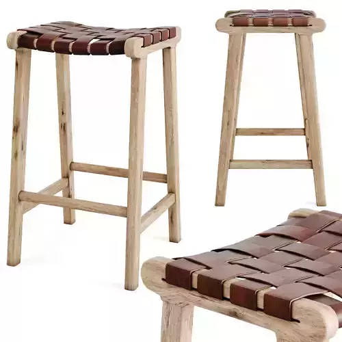 Calixa Stool 67 Low-poly 3D model