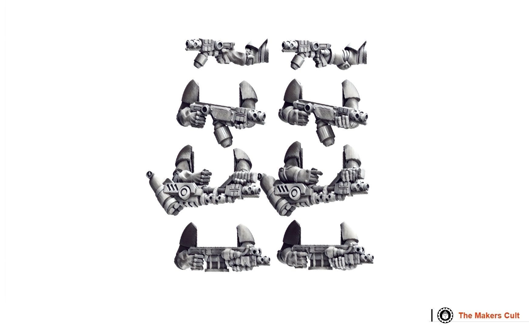 Tempest Legion and Black Knights - Ranged and Melee Upgrade pack 3D print model_16
