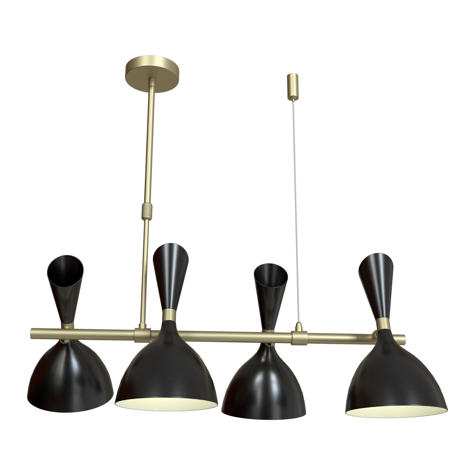 Hanging chandelier Rasto 4665 - 4 3D model_3