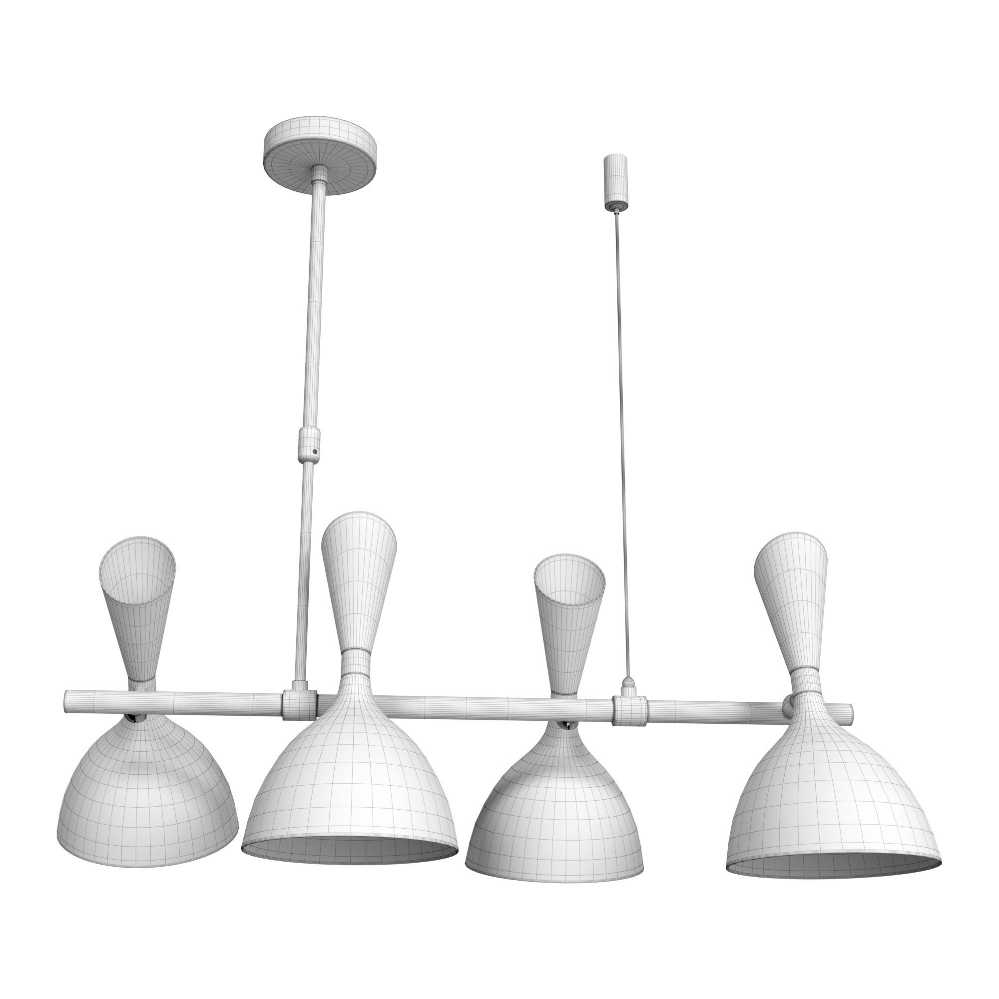 Hanging chandelier Rasto 4665 - 4 3D model_5