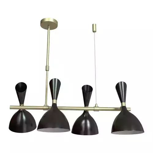 Hanging chandelier Rasto 4665 - 4 3D model Hanging chandelier Rasto 4665 - 4 3D model