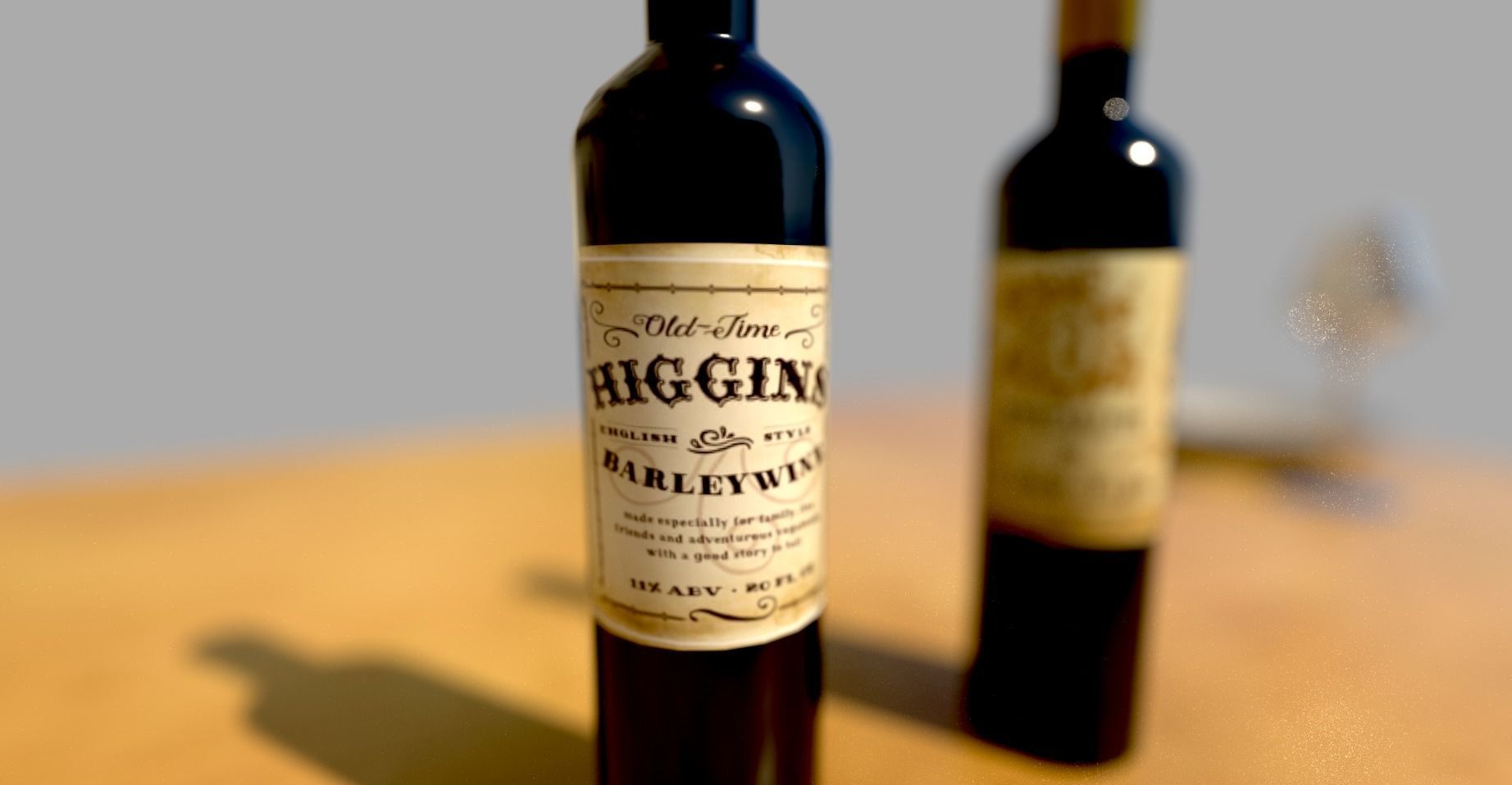 Dining Table Low-poly 3D model_4