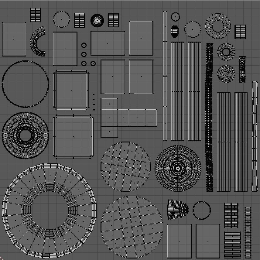 Vintage Light Ocean Buoy  Low-poly 3D model_11