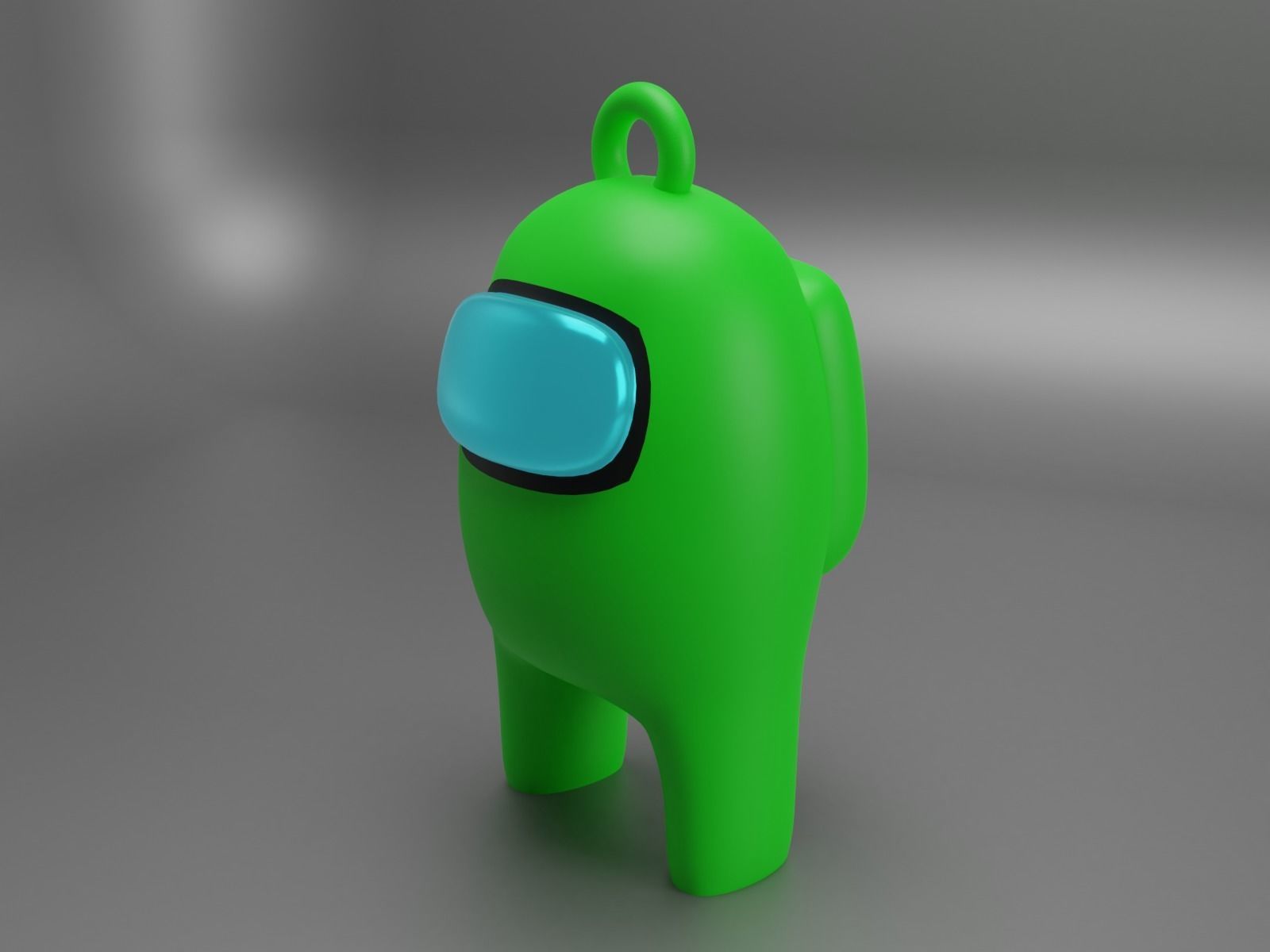 among us key ring 3D print model_10