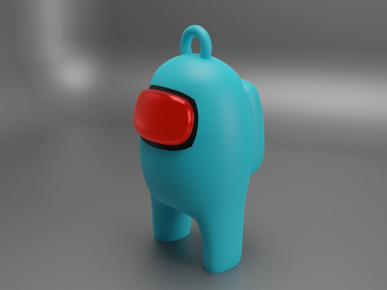 among us key ring 3D print model_11