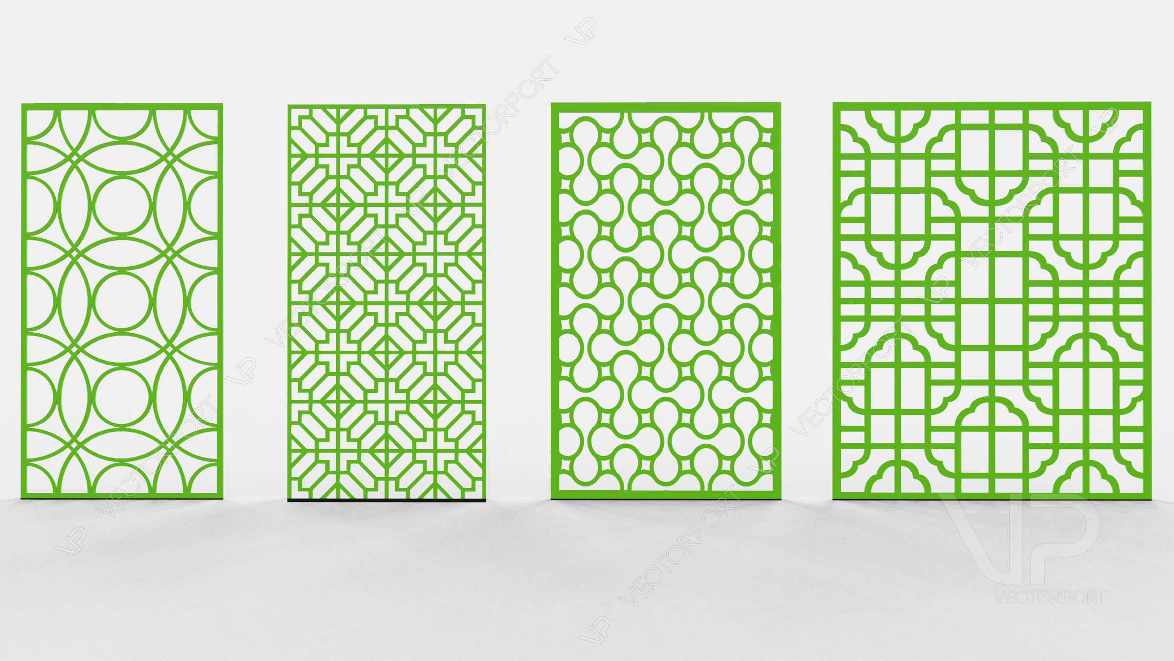 29 3D Decorative wall panels - screen SET 087 3D model_7