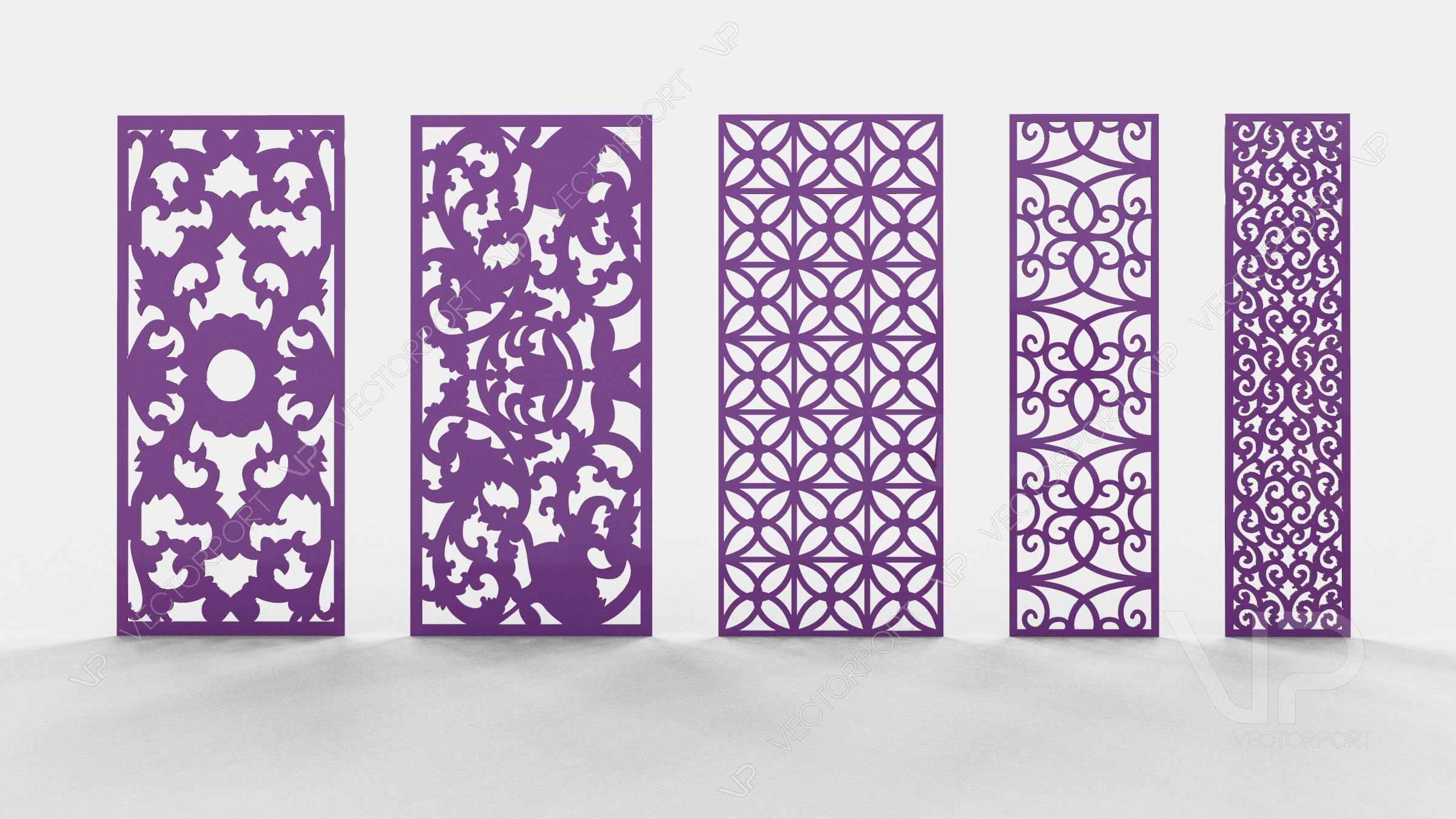 29 3D Decorative wall panels - screen SET 087 3D model_4
