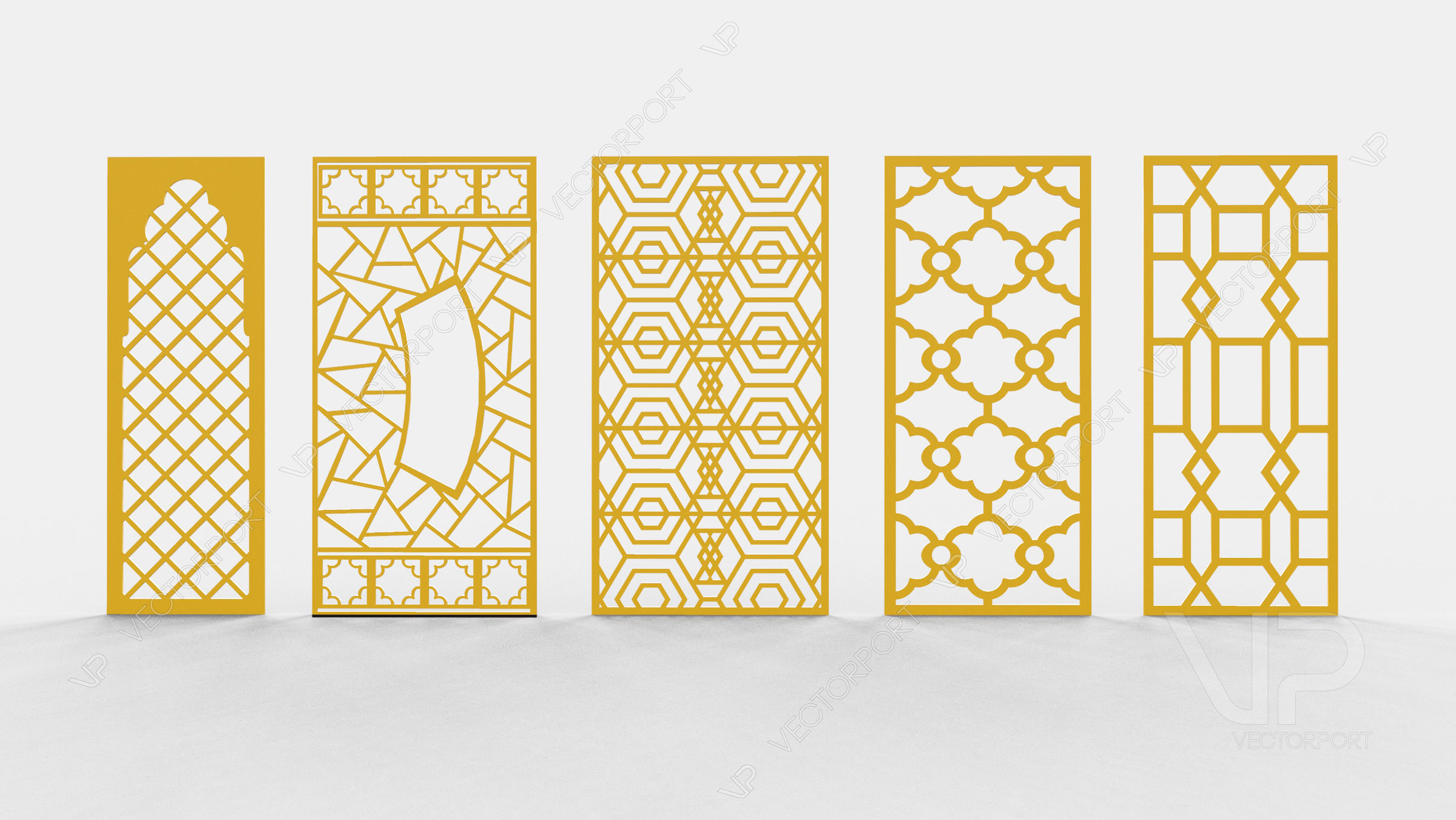 29 3D Decorative wall panels - screen SET 087 3D model_8