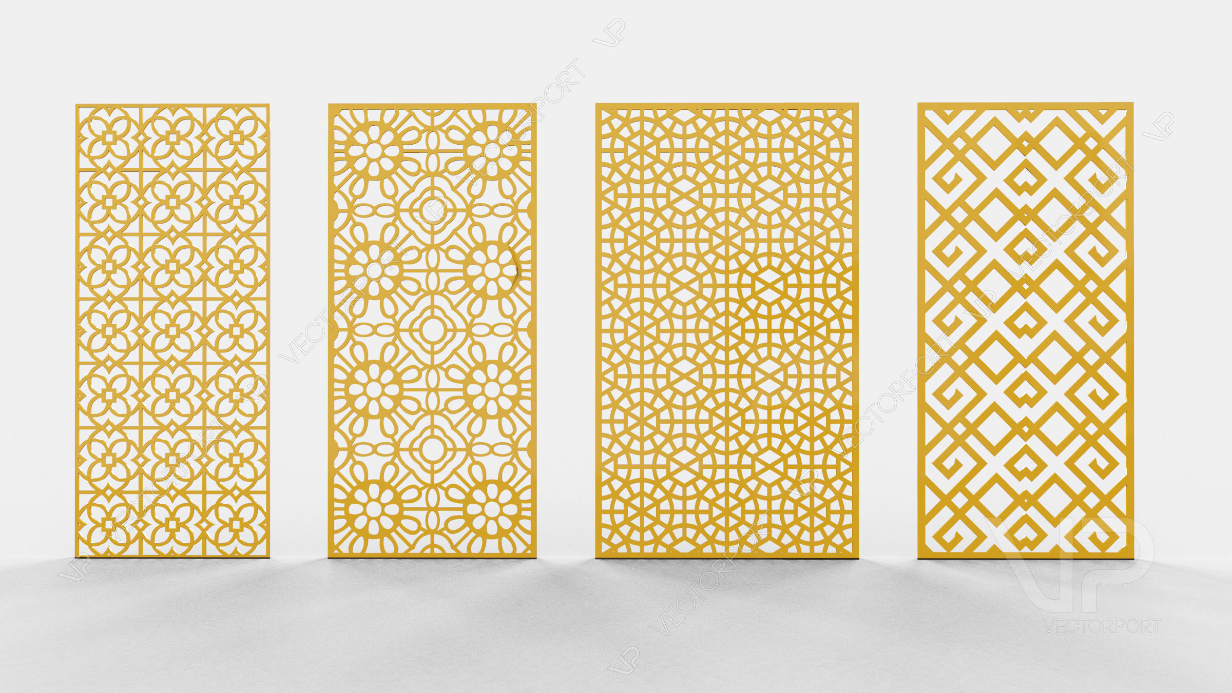 29 3D Decorative wall panels - screen SET 087 3D model_6