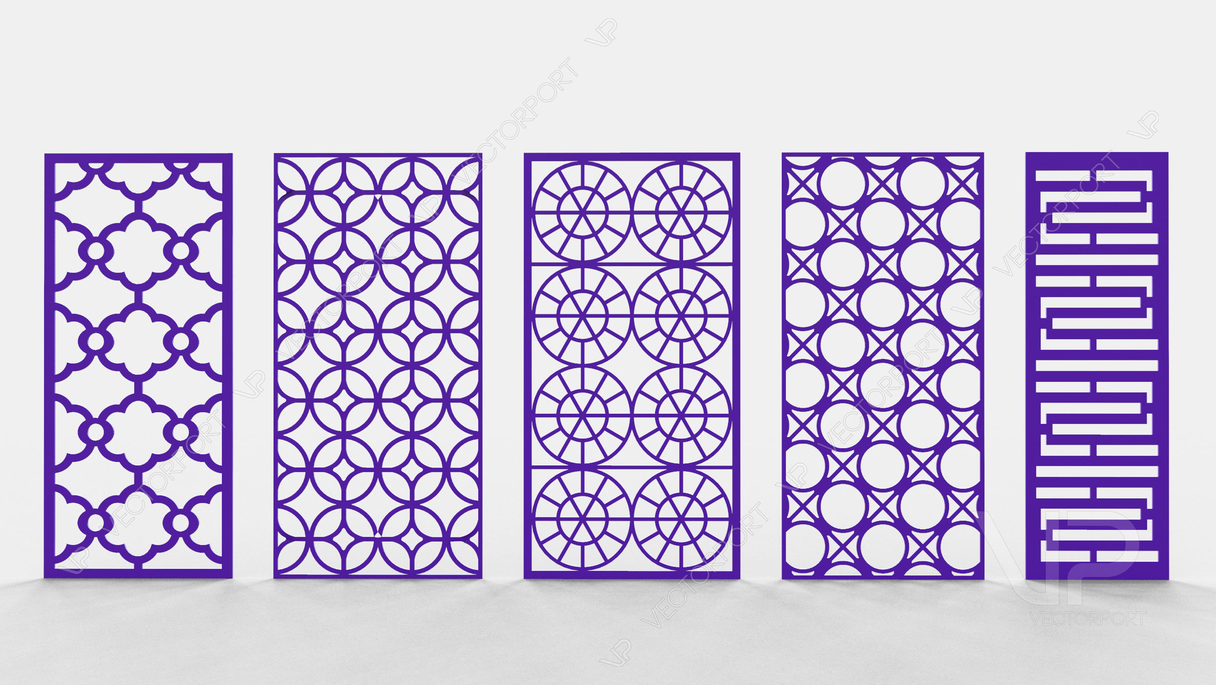 32 3D Decorative wall panels - screen SET 088 3D model_3