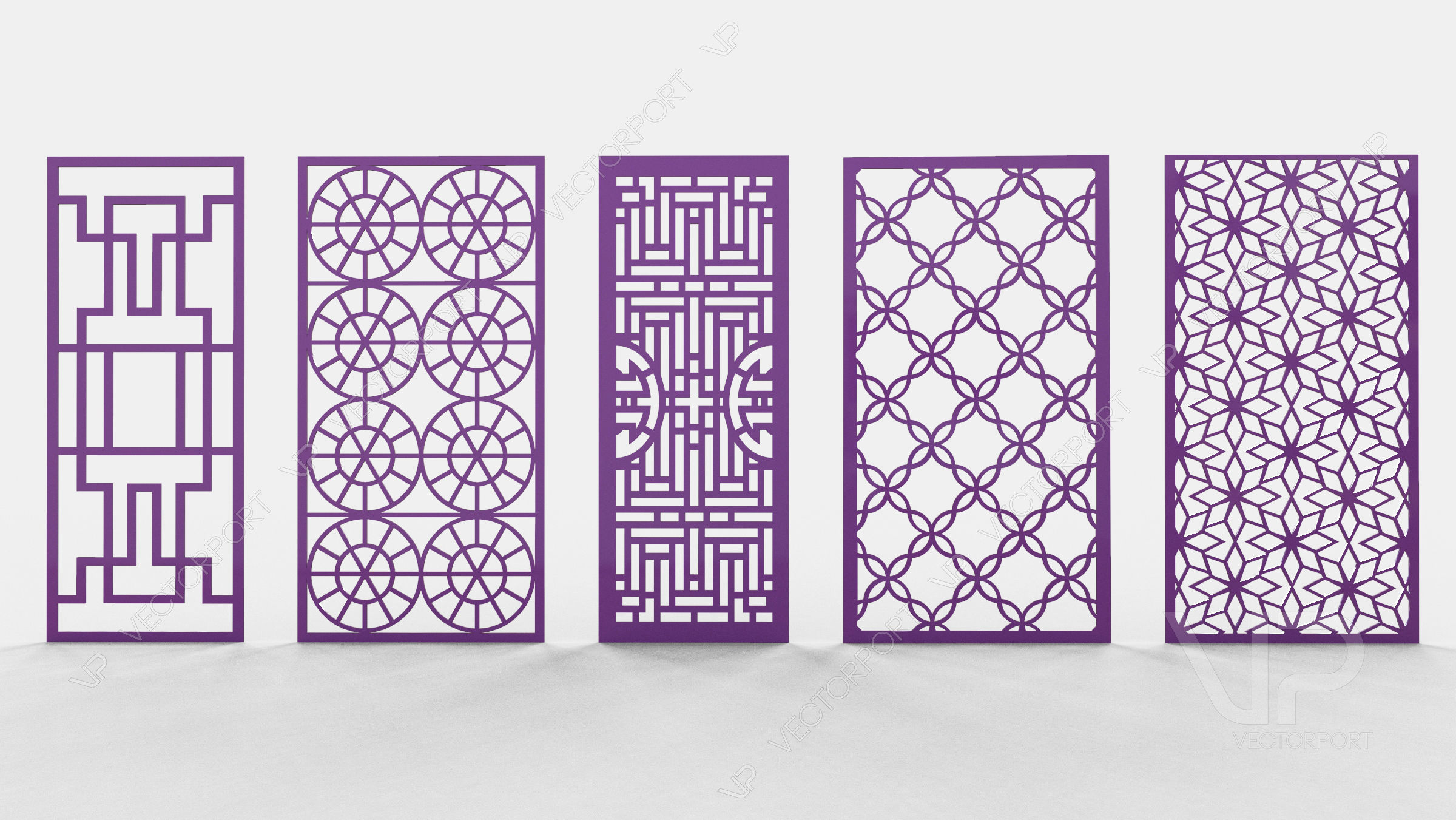 35 3D Decorative wall panels - screen SET 089 3D model_7