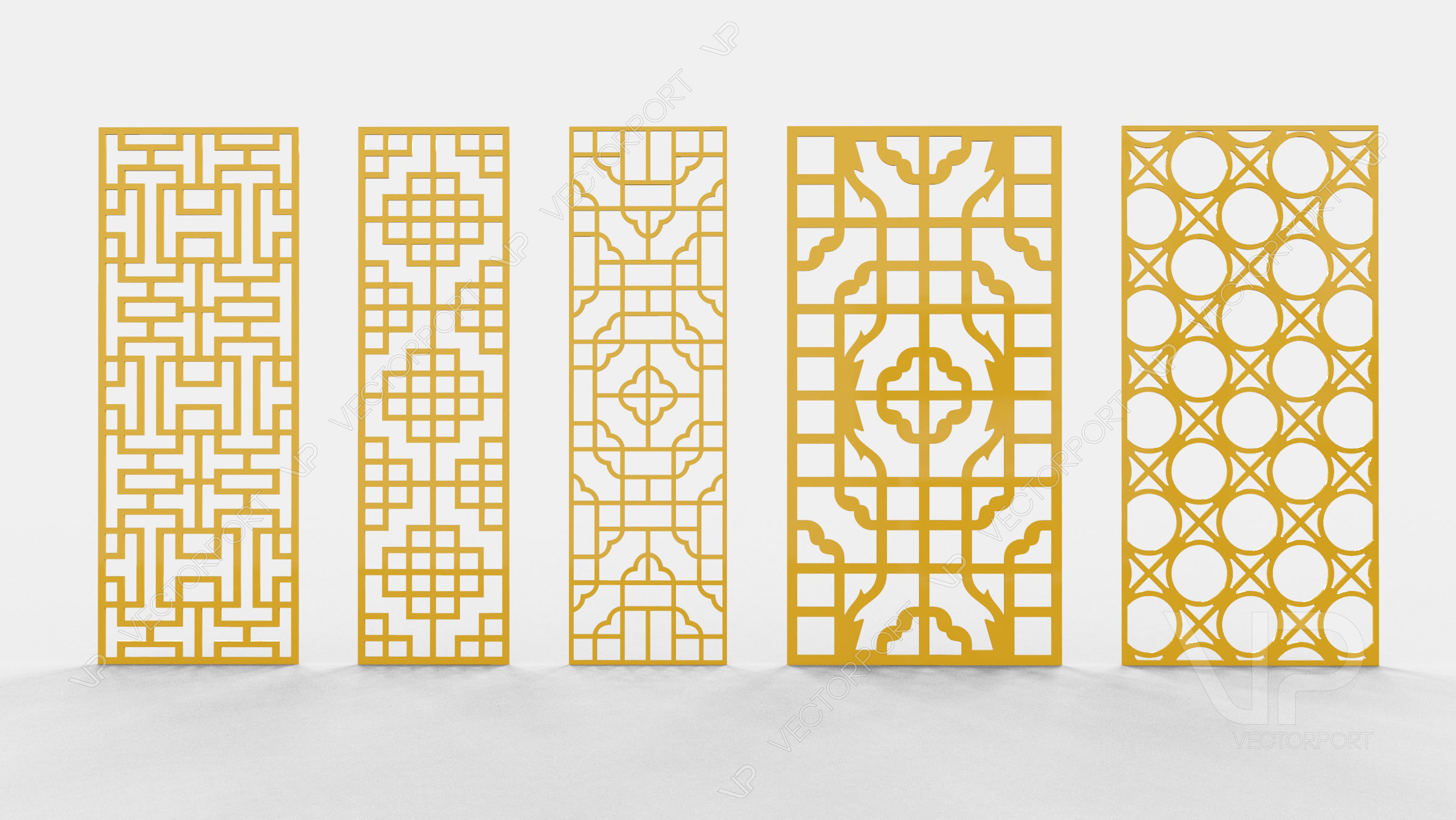 35 3D Decorative wall panels - screen SET 089 3D model_6