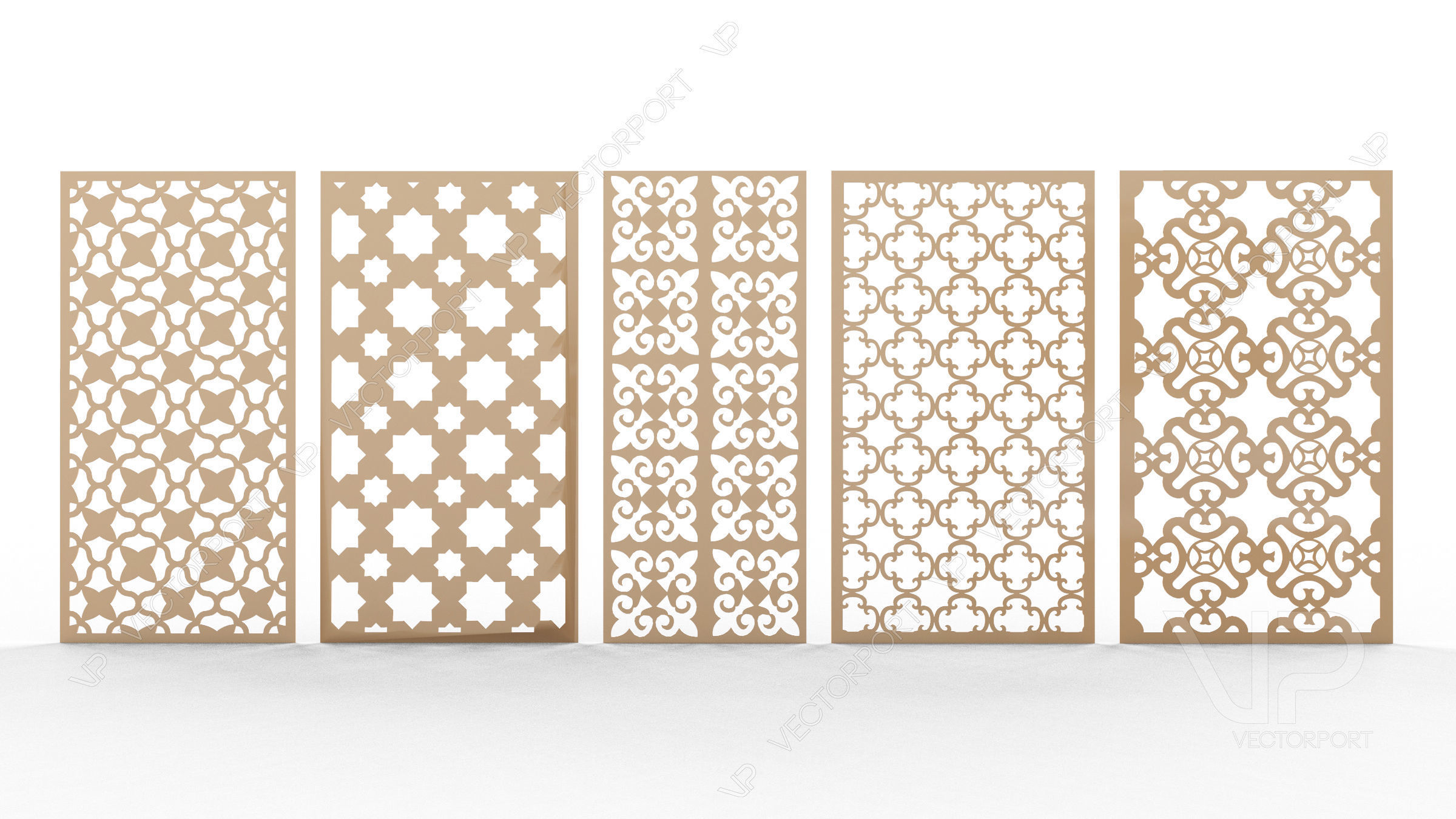 30 3D Decorative wall panels - screen SET 092 3D model_7