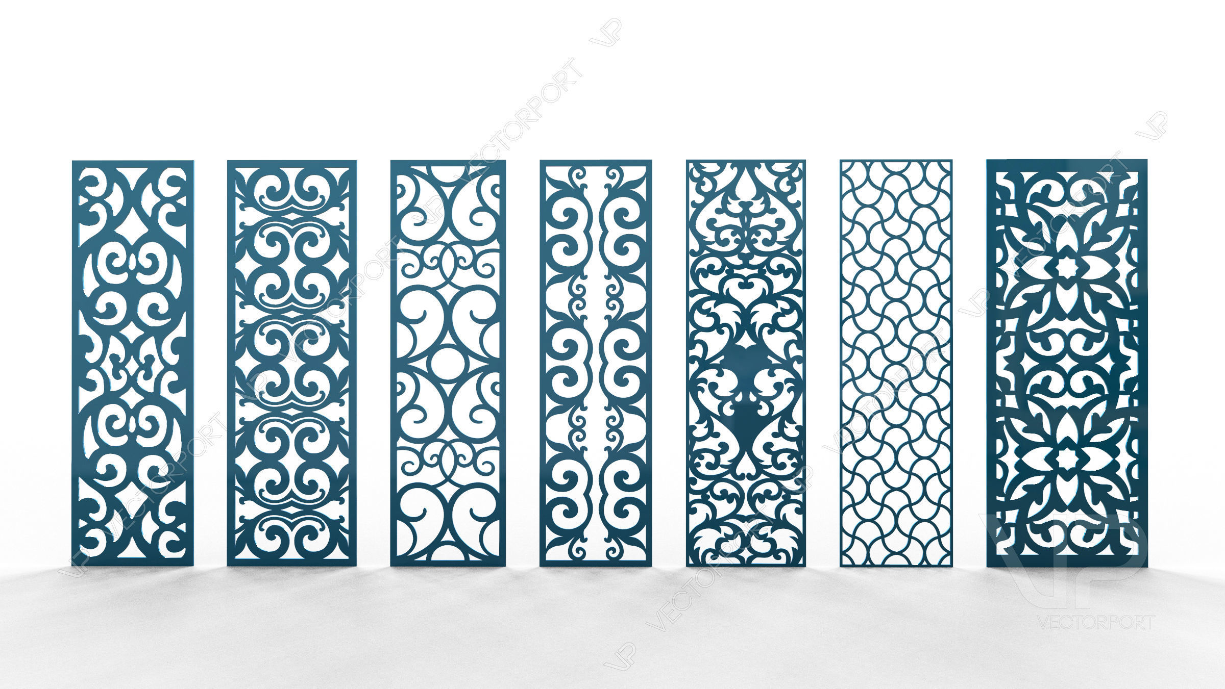 35 3D Decorative wall panels - screen SET 093 3D model_6