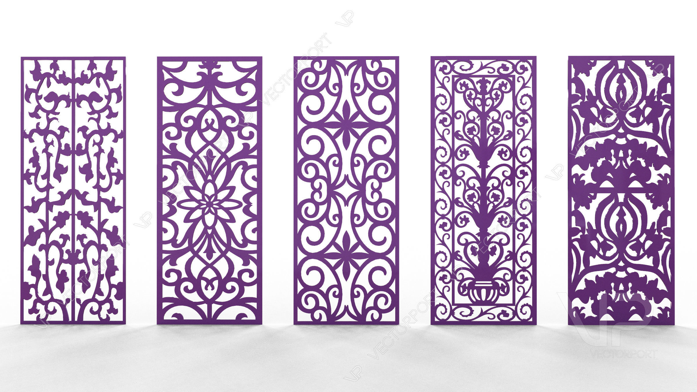 35 3D Decorative wall panels - screen SET 093 3D model_7