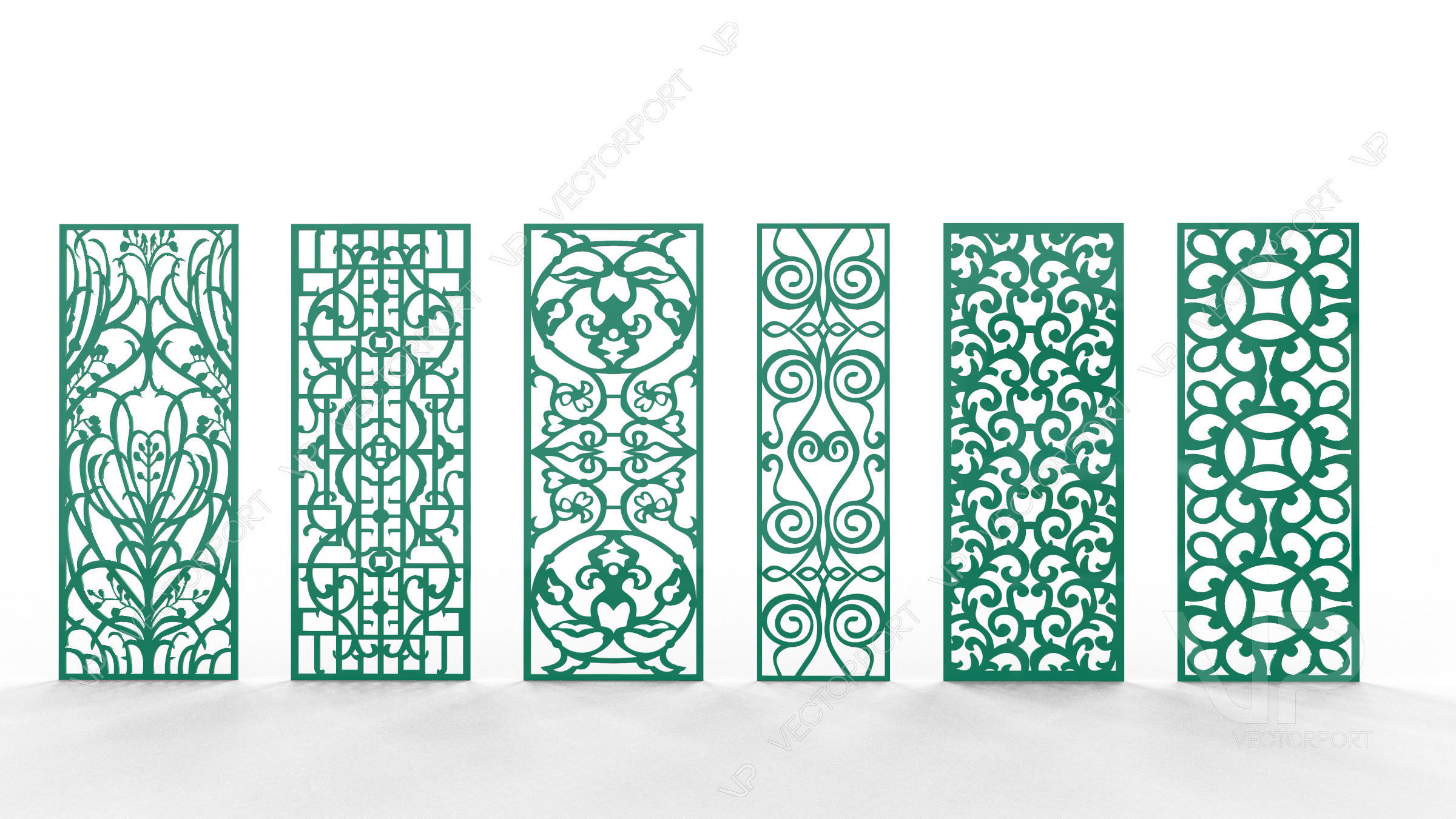 35 3D Decorative wall panels - screen SET 093 3D model_5