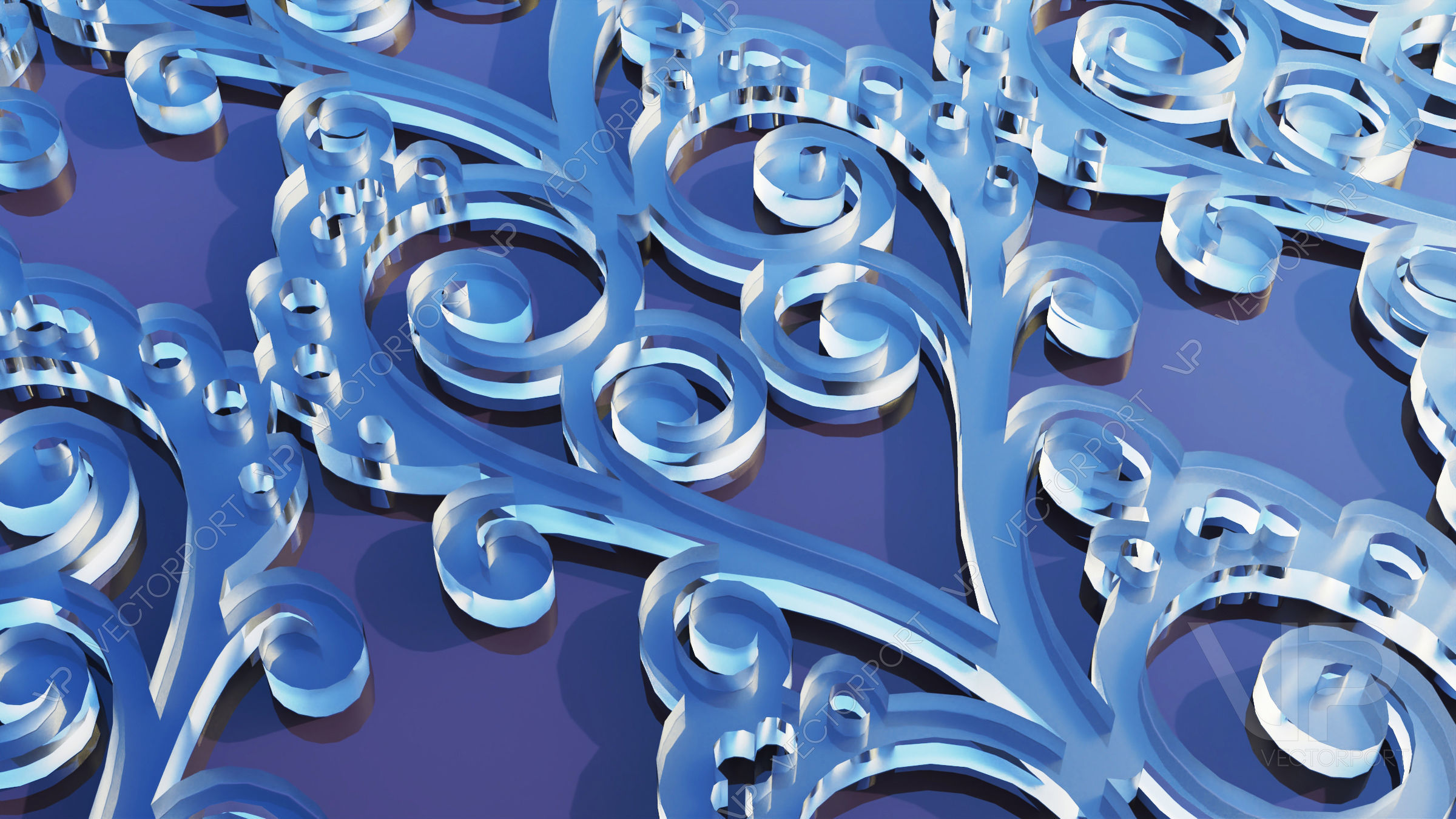 35 3D Decorative wall panels - screen SET 093 3D model_1