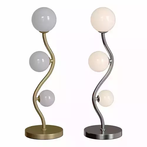 Interior table lamp Uva MOD059TL-03CH and MOD059TL-03G 3D model