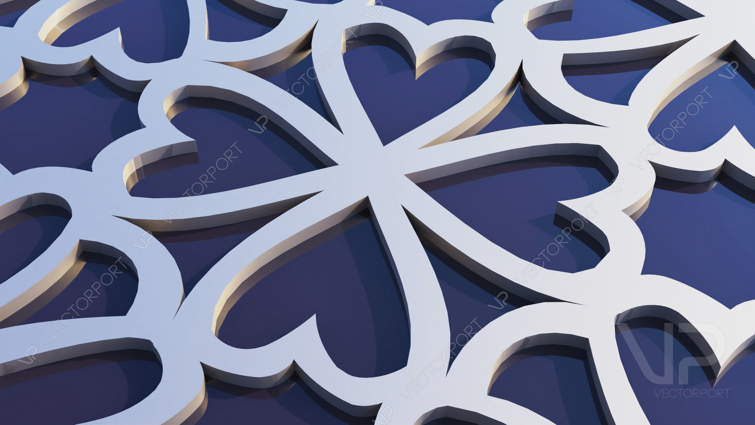 40 3D Decorative wall panels - screen SET 094 3D model_1