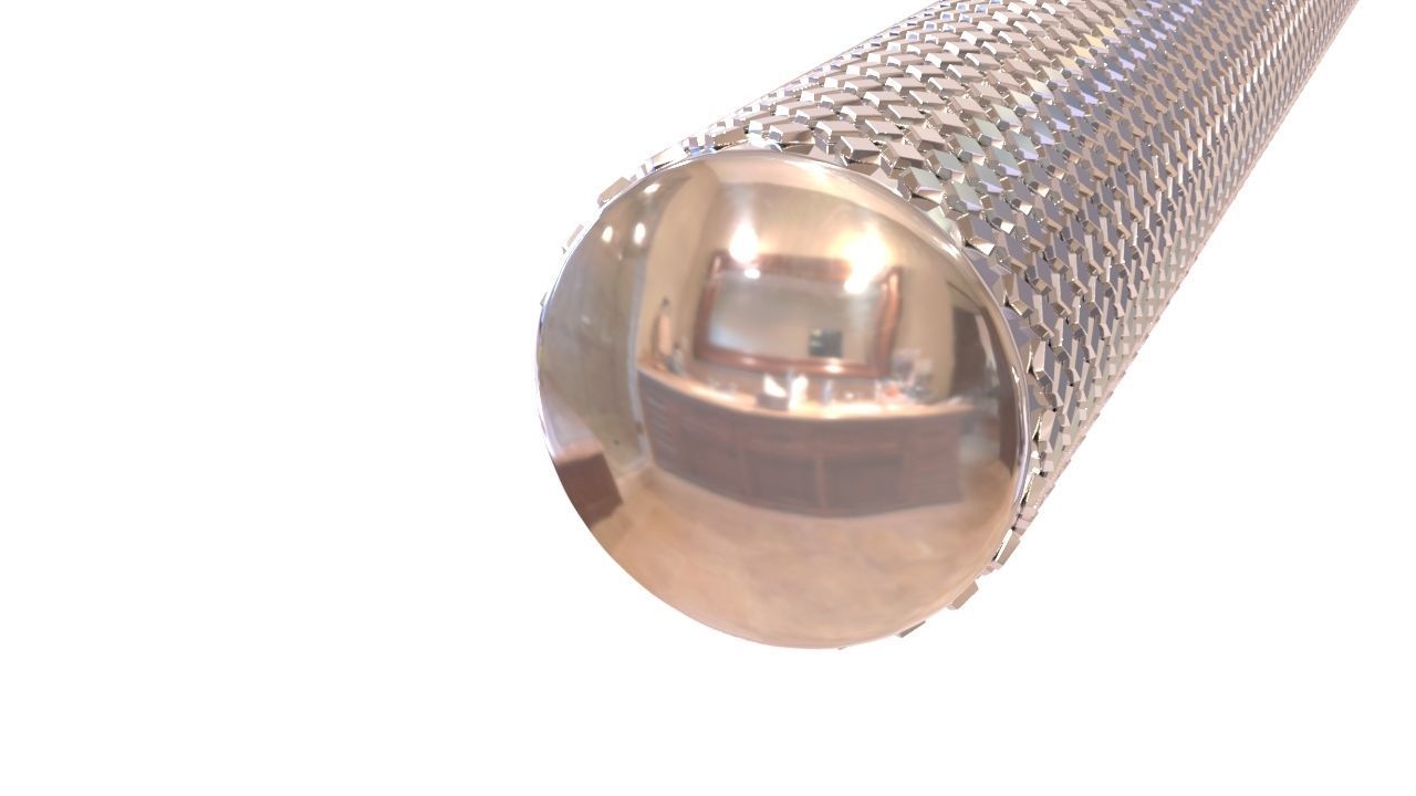 Ear wax hook Low-poly 3D model_3