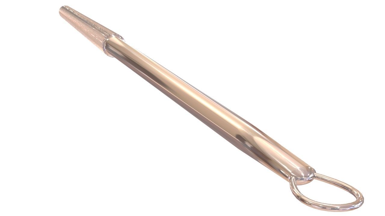 Ear wax hook Low-poly 3D model_6