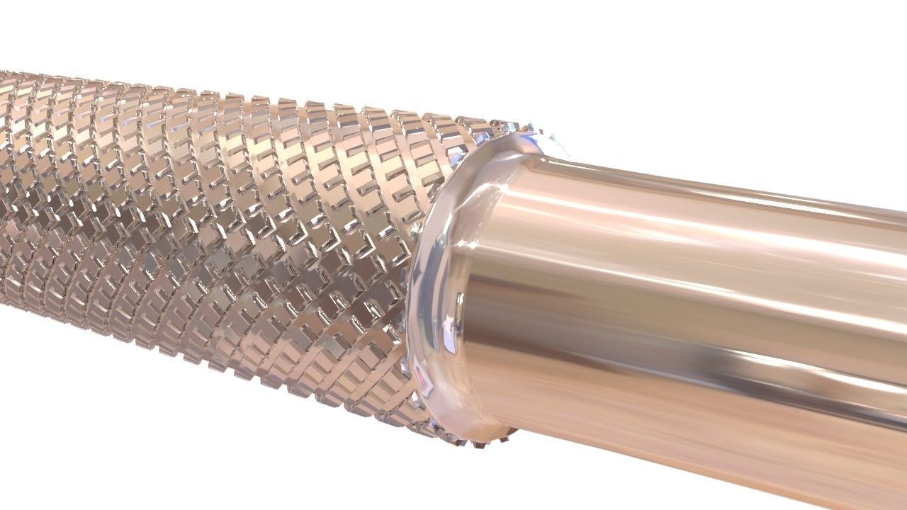 Ear wax hook Low-poly 3D model_4