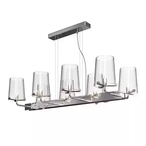 Pendant chandelier Maytoni Landmark MOD040PL-08CH 3D model