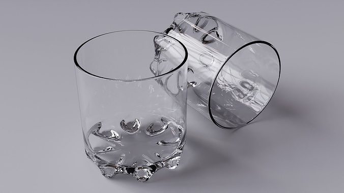 Rocks Glass 3D model