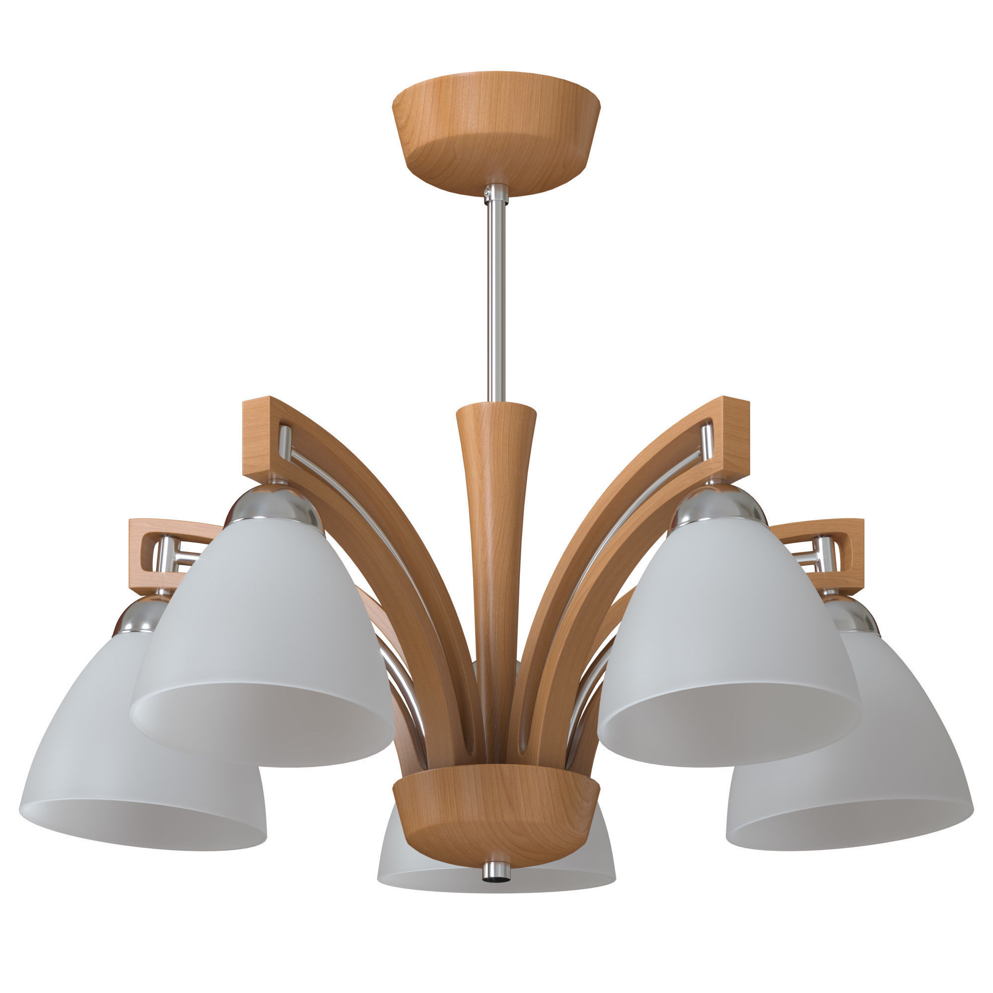 Ceiling chandelier Magnat 21355 and 21385 3D model_2