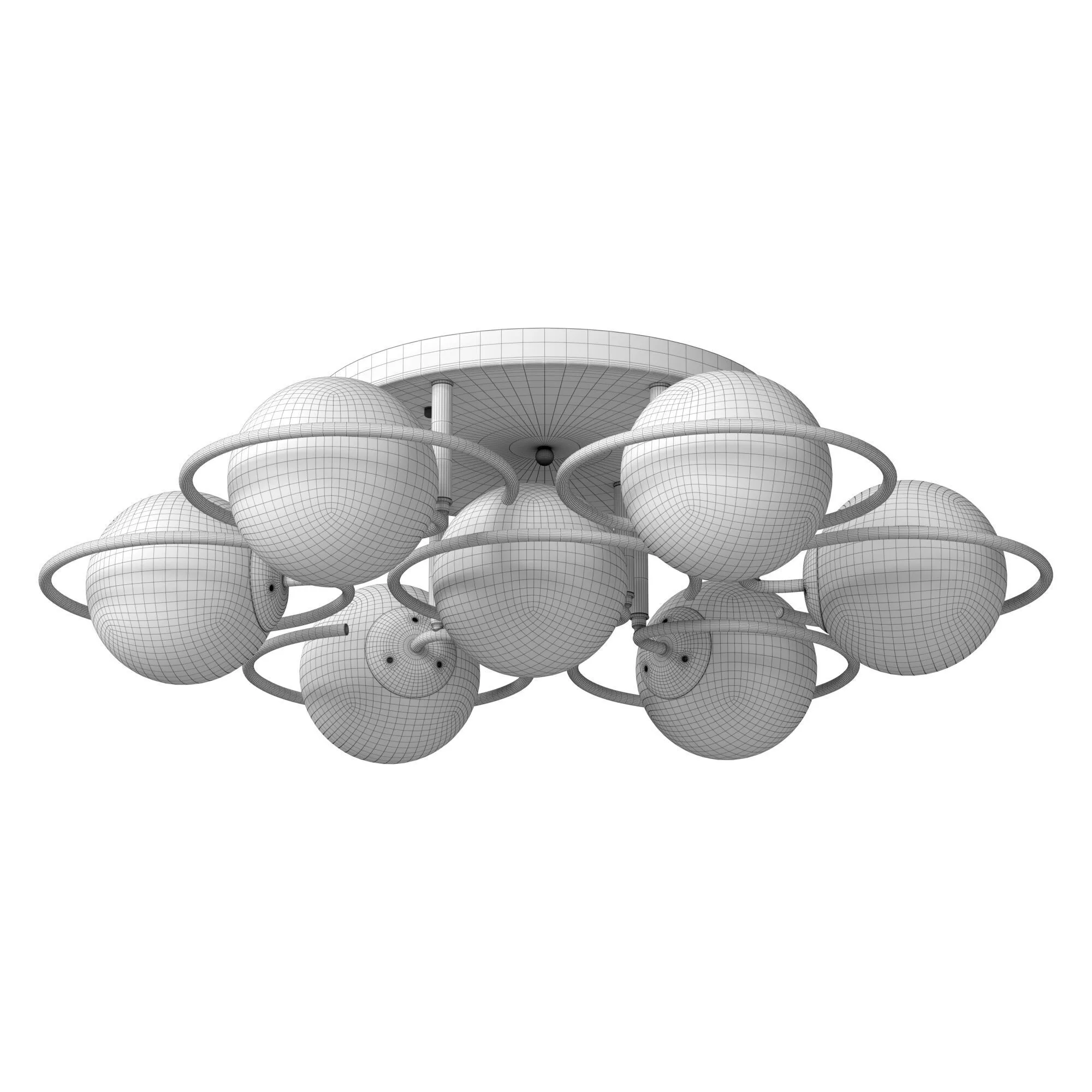 Ceiling chandelier Galio SL418-402-07 and SL418-102-07 3D model