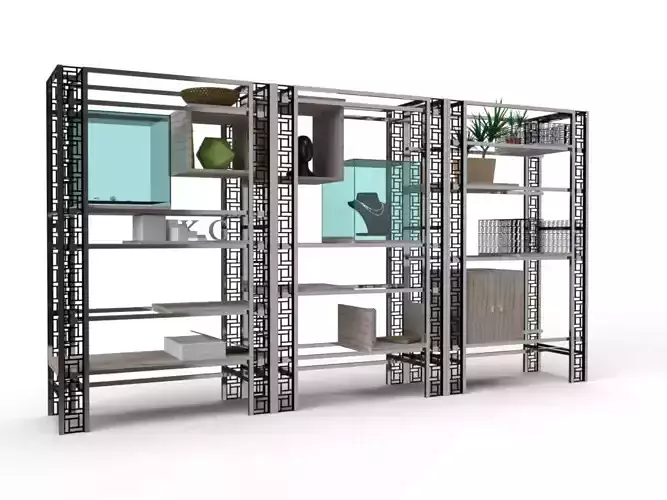 Room divider shelf