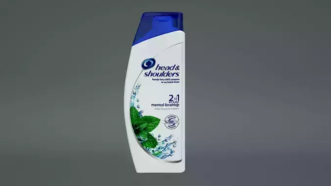 Head and shoulders Shampoo 3d Model 