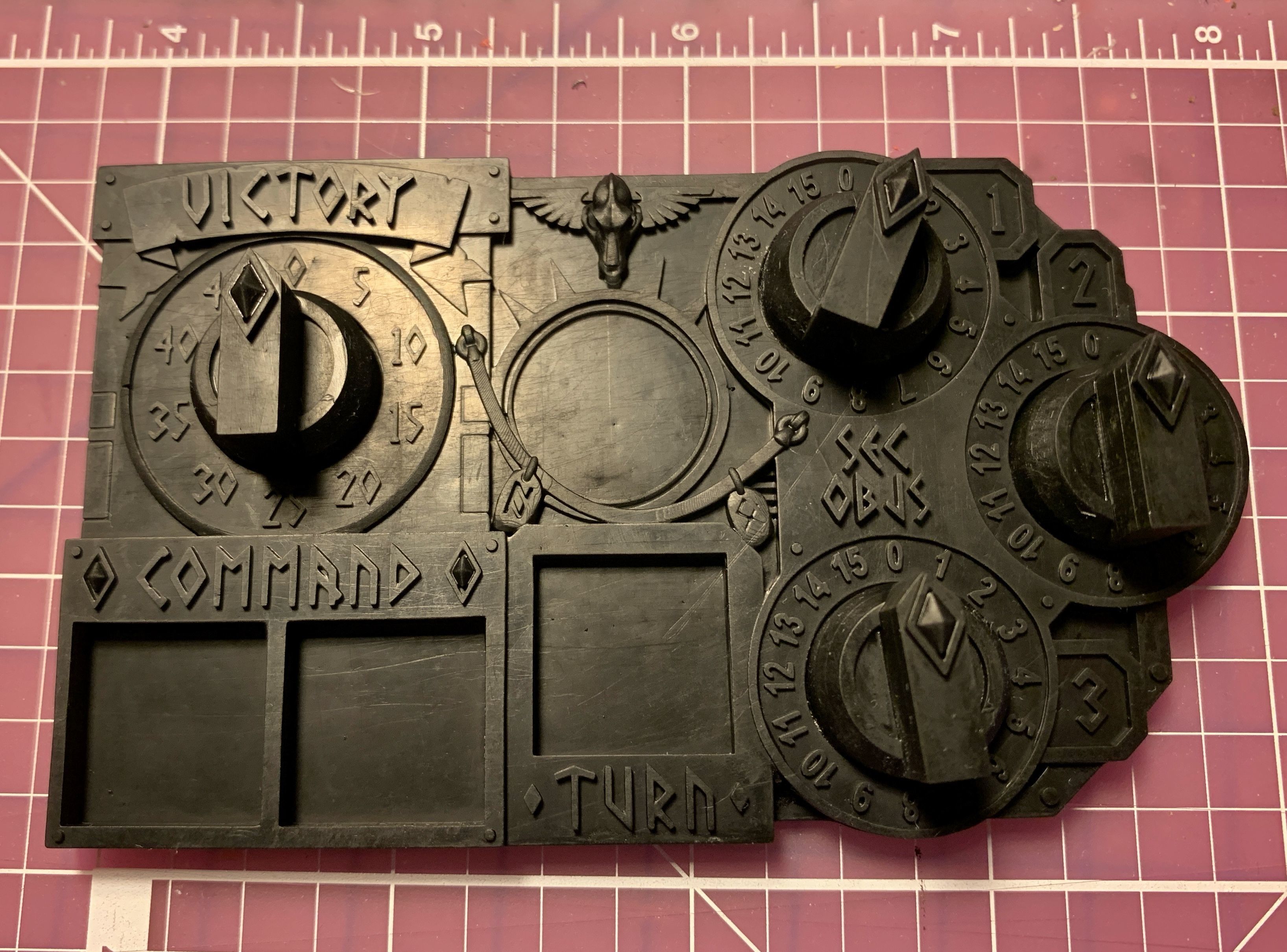 Armored Barbaric Wolf Superhuman Marine game tracker Warhammer 3D print model_1