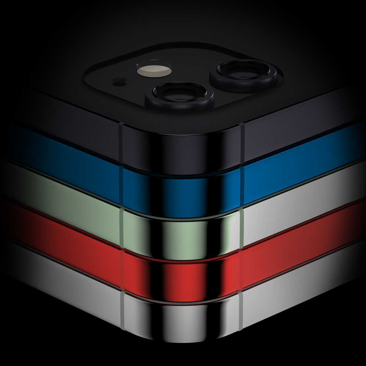 Apple 2020 iPhone Collection Low-poly 3D model_23