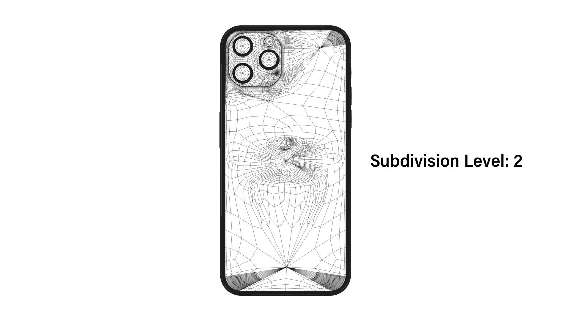 Apple 2020 iPhone Collection Low-poly 3D model_62