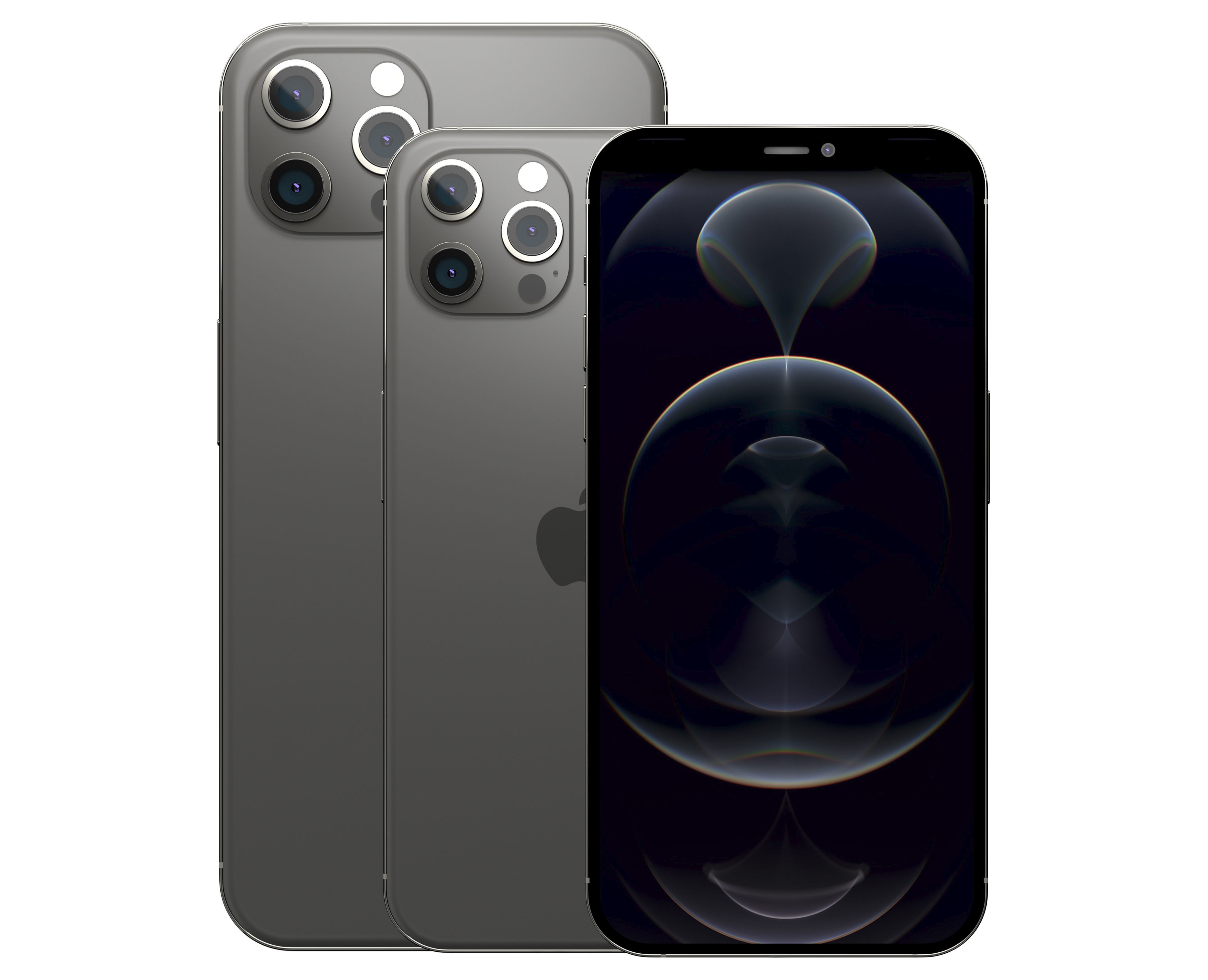 Apple 2020 iPhone Collection Low-poly 3D model_6