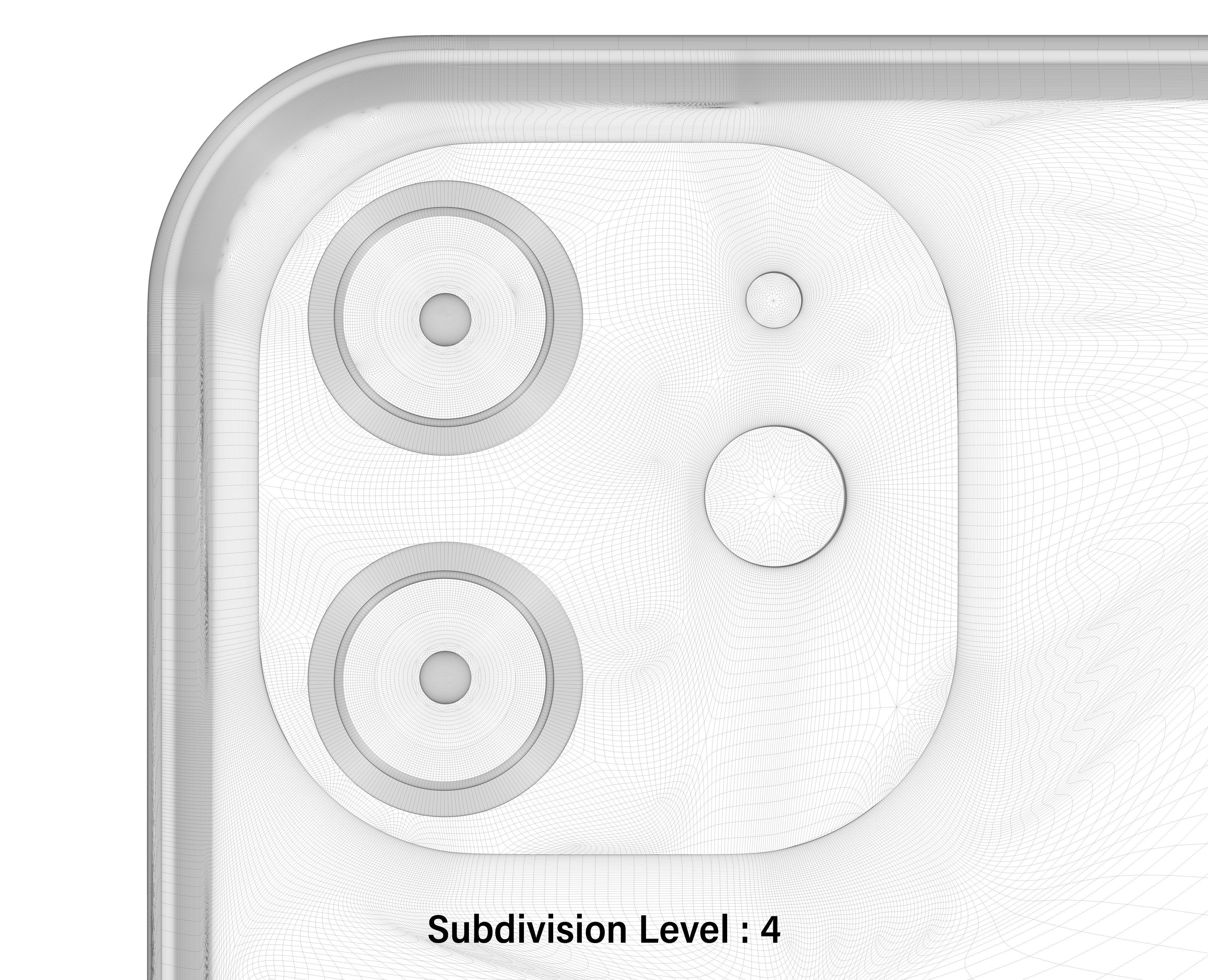 Apple 2020 iPhone Collection Low-poly 3D model_46