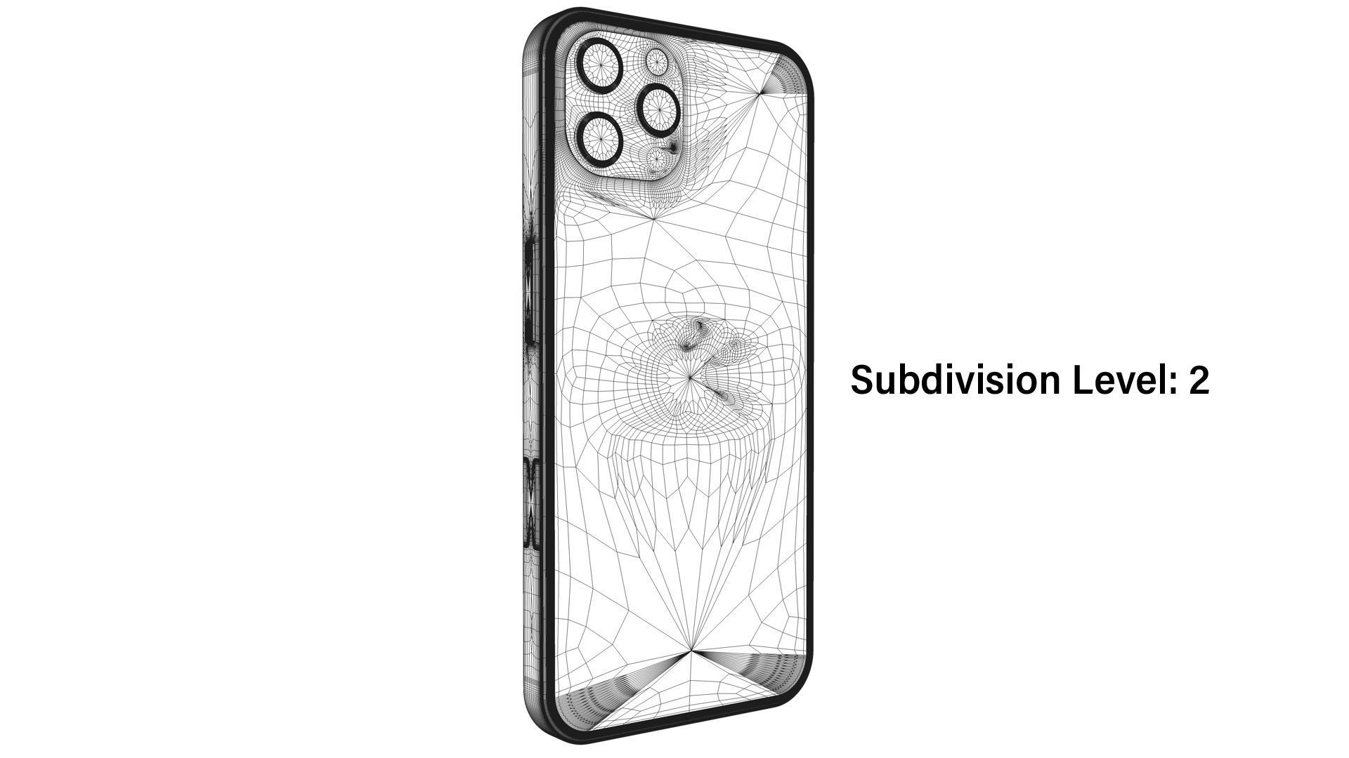 Apple 2020 iPhone Collection Low-poly 3D model_68