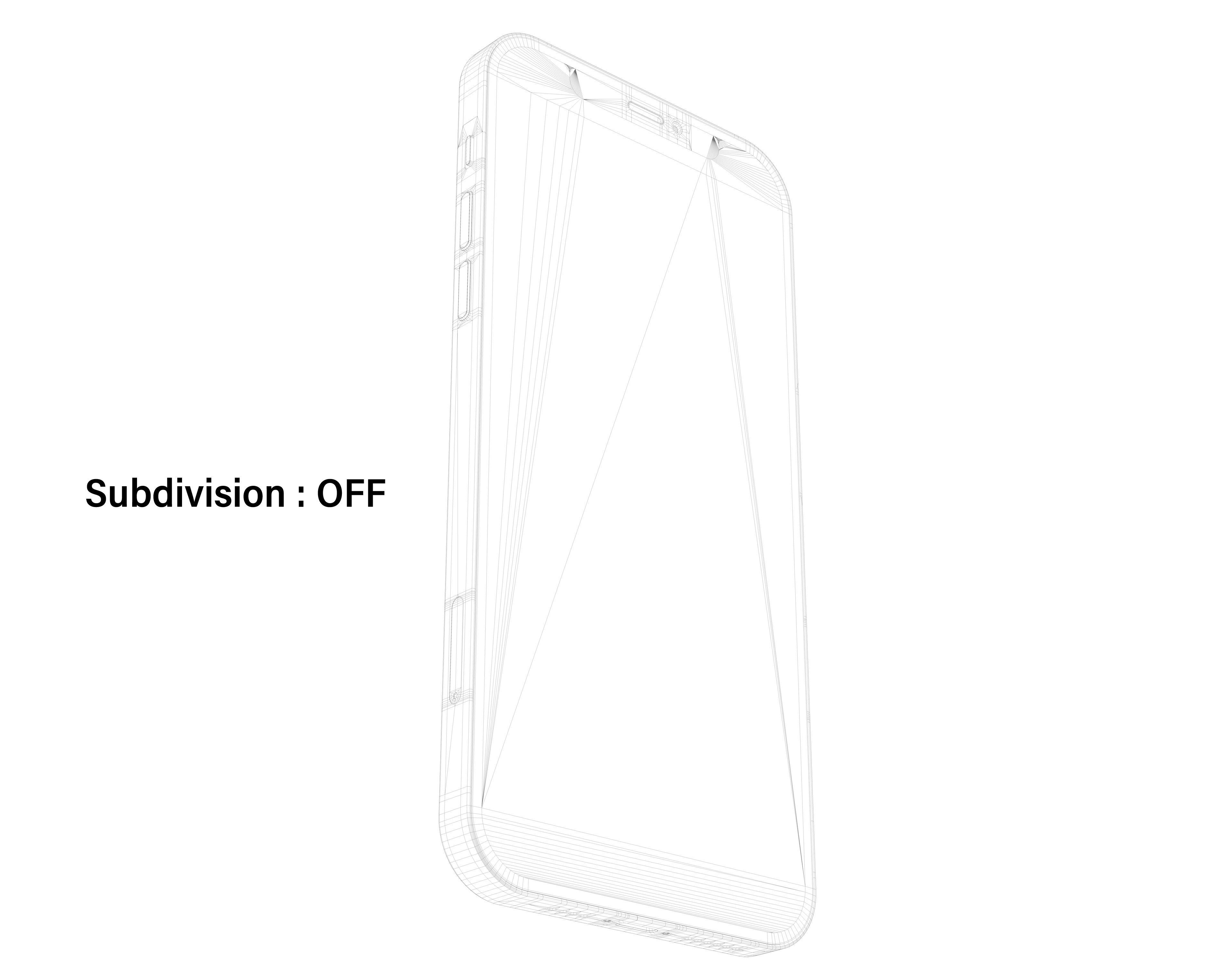 Apple 2020 iPhone Collection Low-poly 3D model_47