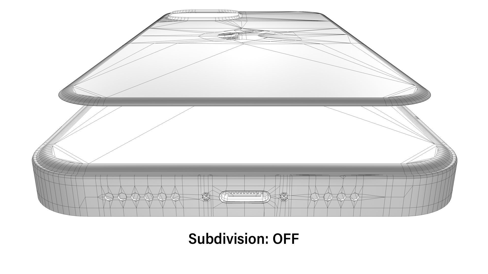 Apple 2020 iPhone Collection Low-poly 3D model_73