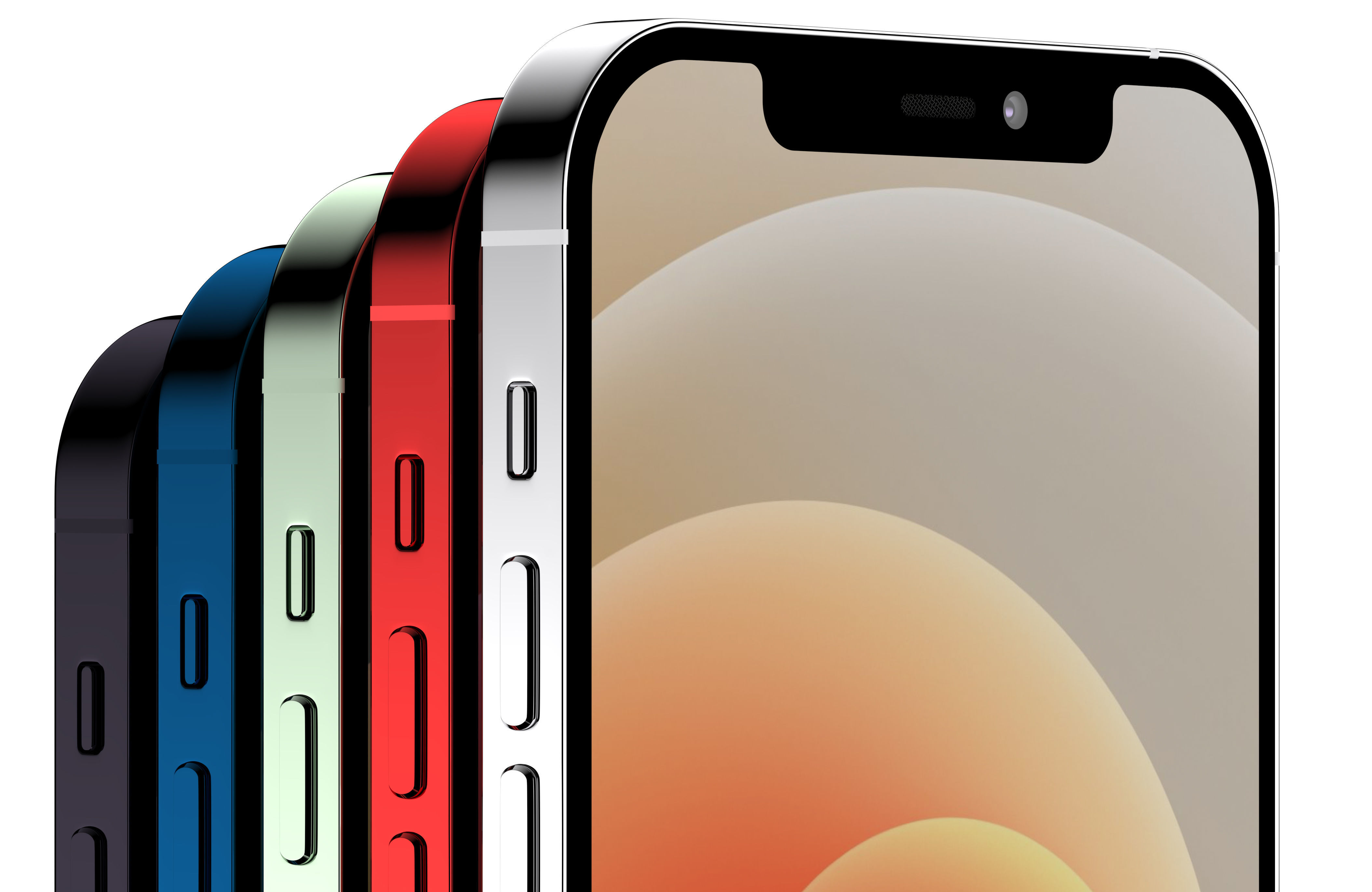 Apple 2020 iPhone Collection Low-poly 3D model_26