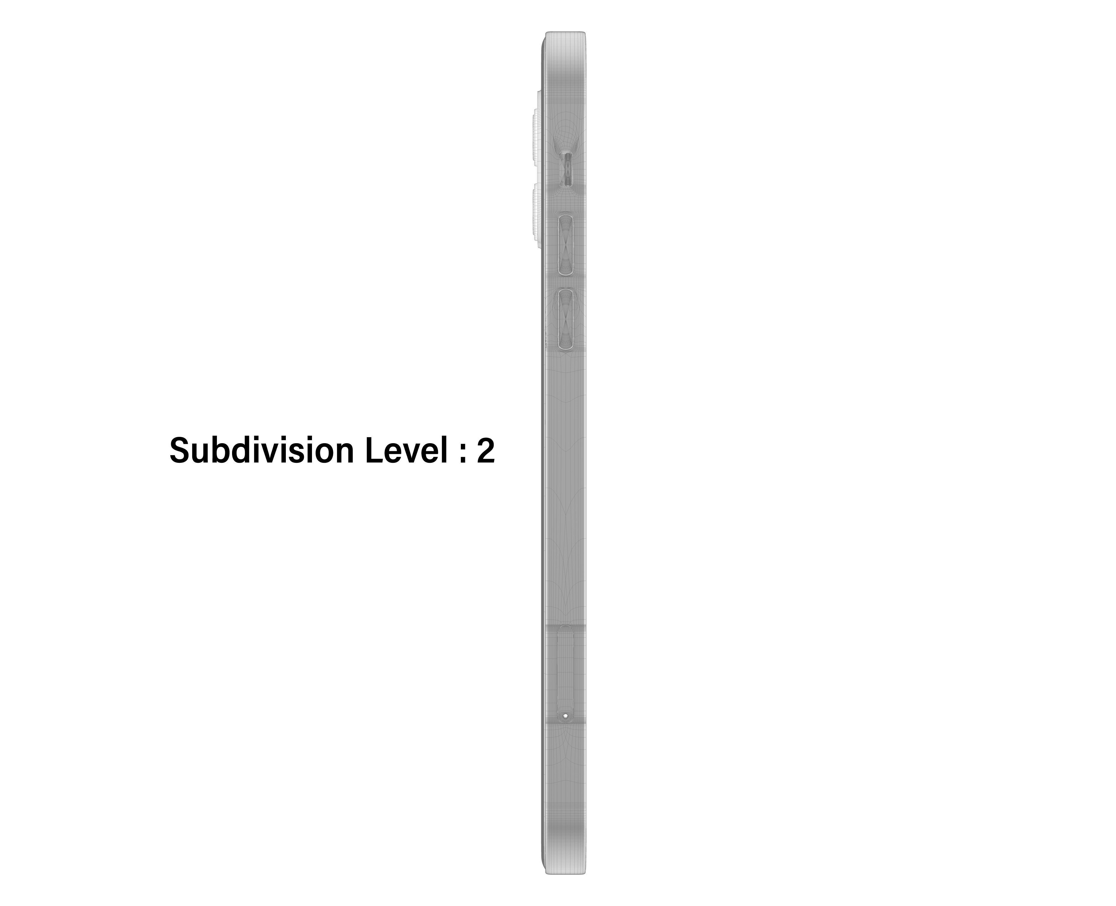 Apple 2020 iPhone Collection Low-poly 3D model_42