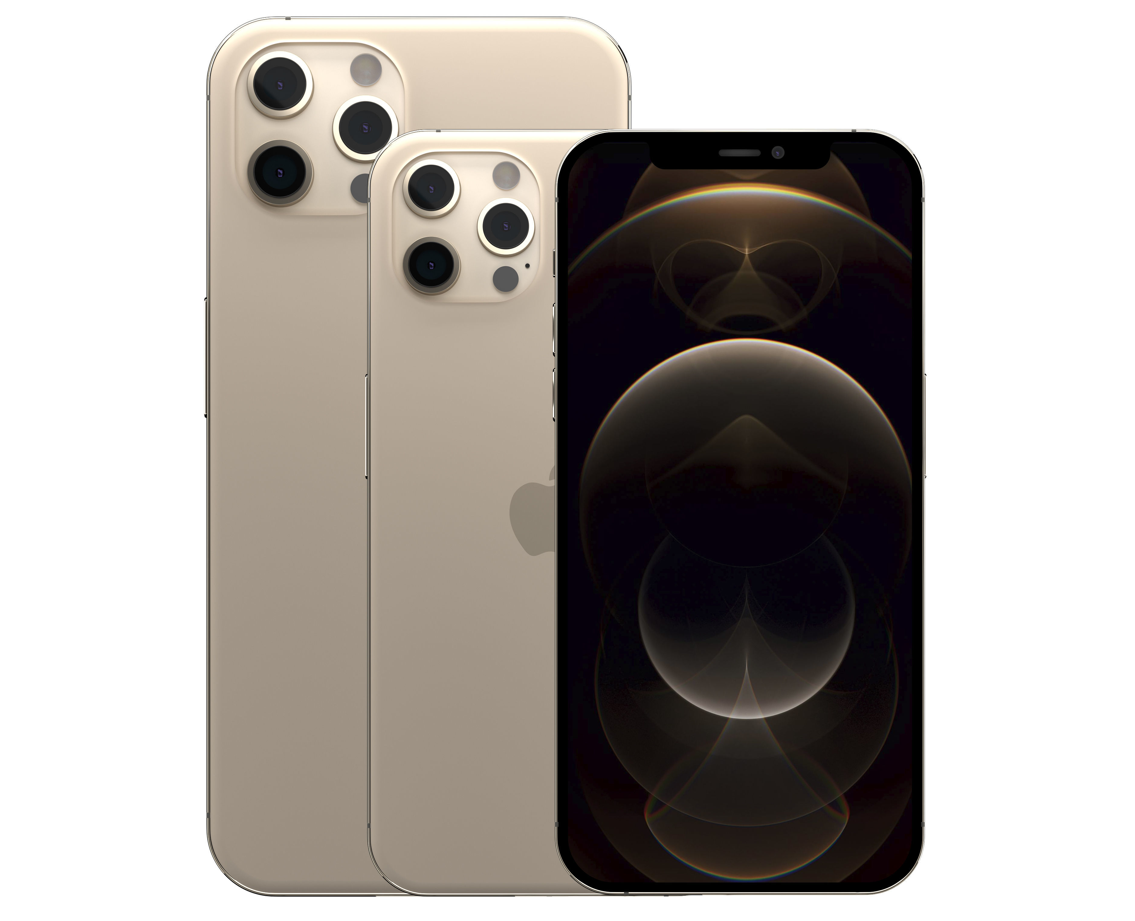 Apple 2020 iPhone Collection Low-poly 3D model_7